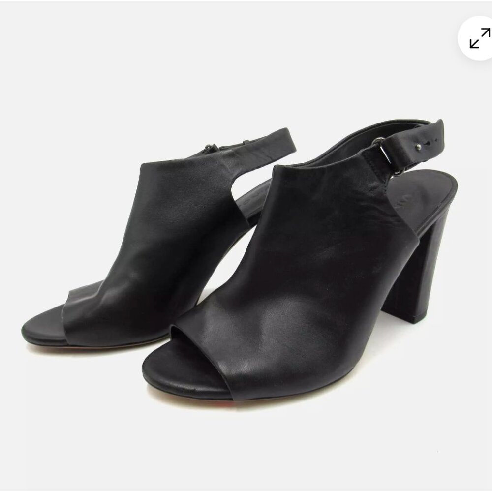 Vince Hartley Slingback Peep Toe Sandal Heels